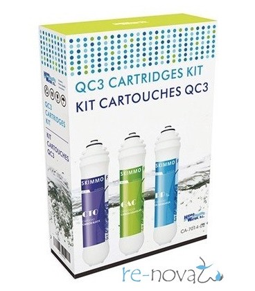 Kit 3 cartuchos QC3